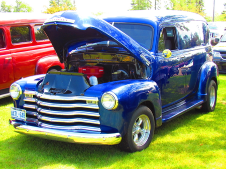 1951 Chevrolet Panel Truck - 1951, street rod, vintage, chevy, panel, truck, classic