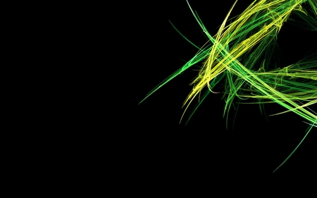 Basic Design - 01 - white, abstract, yellow, green, simple, black