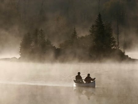 Canoeing at Dawn