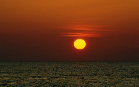 Beautiful Sunset in Japan - ocean, sunset, japan, beautiful