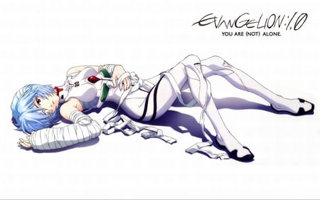 Neon Genesis Evangelion - anime, beautiful girl, blue hair, neon genesis evangelion, anime sexy girl