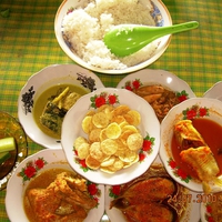 lunch menu at Siak Sri Indrapura