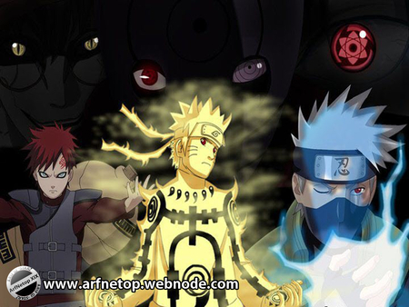 Naruto Power of Ninja World - kakashi, power, garra, naruto