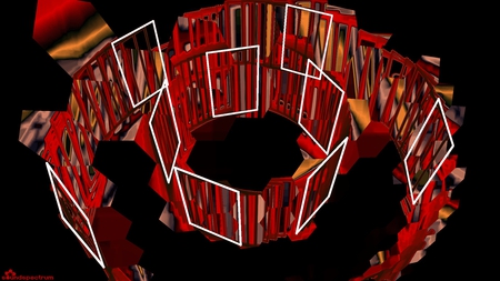 Red Mirrors - cg, g-force, visualizer, abstract