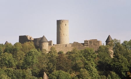 nurburg castle - nurburgring, panorama, nice, castle, nurburg