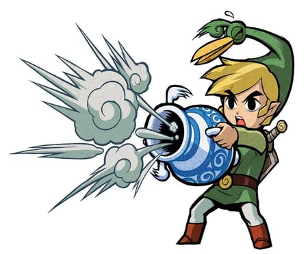 We can defeat it with this! - windwaker, gust, wind, ezlo, zelda, toon link, video games, jar