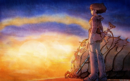 Nausicaa - anime, twilight, nausicaa, creature