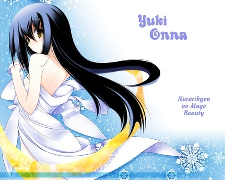 Yuki Onna - nurarihyon, wall, anime, new, tv show