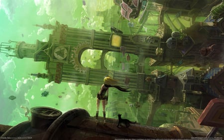 Gravity Rush - vita, gravity rush, game, sony, playstation