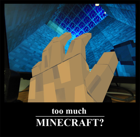 Too Much Minecraft - too, much, block, minecraft