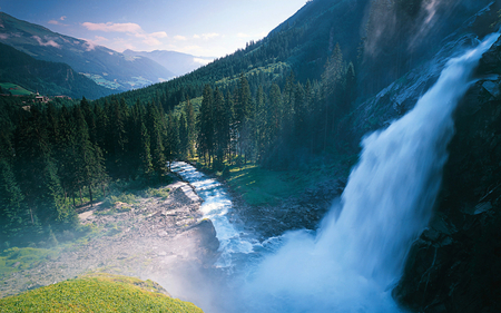 Grand Waterfalls - nature, beauty, waterfalls, grand