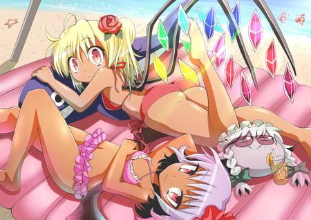 Touhou Cute Girl - sweety, touhou, pc, game, bikini, wall, classic, new