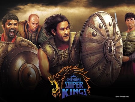 csk - hayden, murali, csk, dhoni