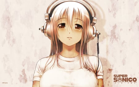 Headphone Girl - headphone, hot, sonico, girl, nice, super