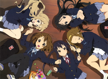 K-on - k-on, cute, school uniforms, sweet