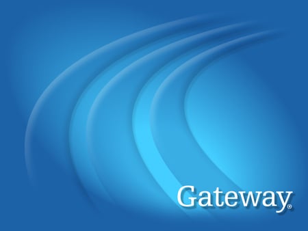 Gateway Wallpaper - pc, gateway, blue, computers