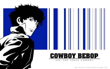 Cowboy Bebop - bebop, wallpaper, cowboy, blue