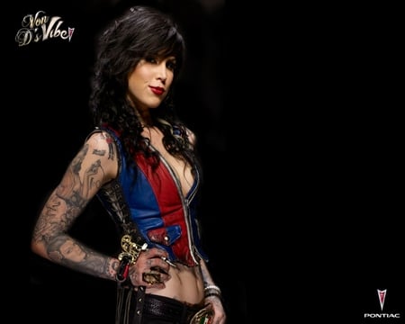 Kat von D - model tattoo shop, wallpaper, femal, kat von d