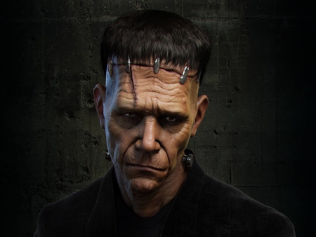 frankenstein's monster - wallpaper, a scar, frankenstein s monster, frankenstein