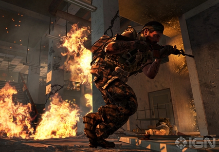 CALL OF DUTY - wallpaper, cool, game, mission, guns, booms, fire, nice, action, man