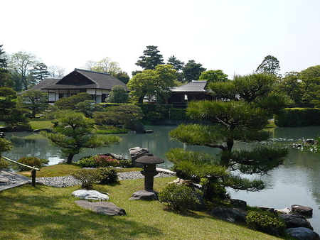 japanese villa - balance, villa, garden, green, zen, japanese