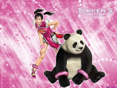 Tekken fighters - panda, girl, fighter, tekken