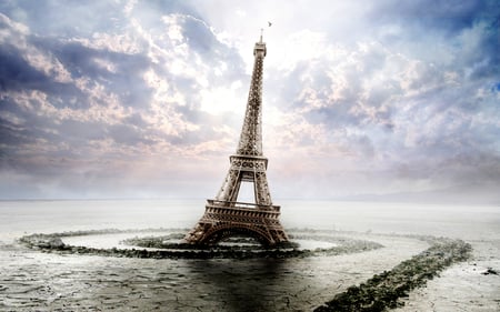 Fantasy - paris, abstract, fantasy, beautiful