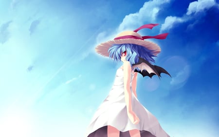 Summer Day Remilia - summer, touhou, remilia, vampire in the sunlight