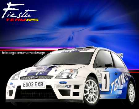 ford fiesta - rapid, cool, rally car, 4wd