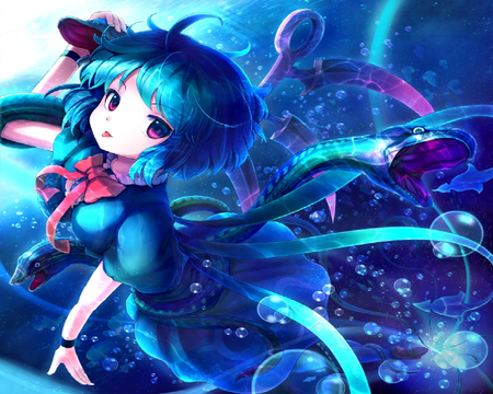 Touhou Girl - game, touhou, classic, beauty, nue, pc