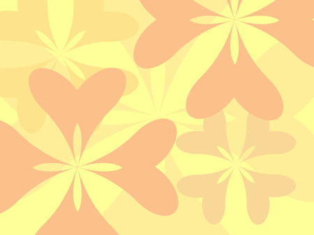 flower desktop - pattern, petals, flowers, orange, yellow