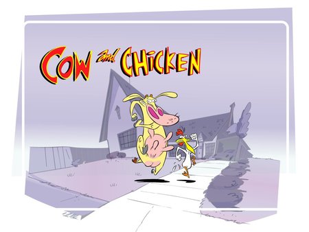 Cow and Chicken - emmy nominated, cartoon, comedy, brother, sister, tv