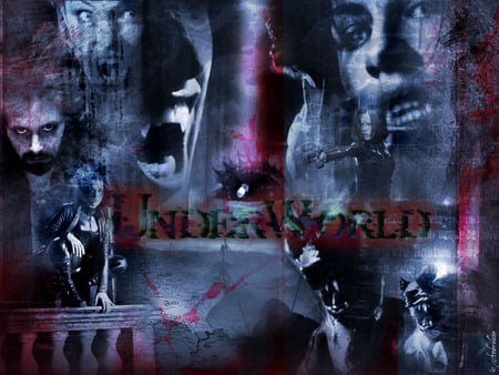 Underworld - werewolves, collage, vampire