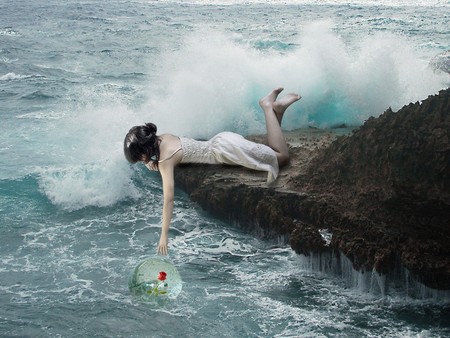 Girl and Sea