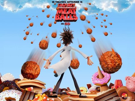 Cloudy with the Chance of Meatballs - animation, educational, human environment interaction, movie, family