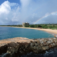 sea and rainbow 