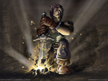 Jack cast a spell from Fable - cast a spell, x box, the lost chapters, fable, rpg