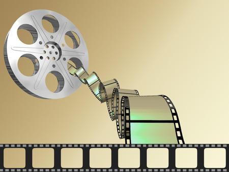 movie roll - movie, roll, 3d, cool