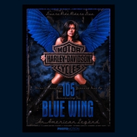 Blue Wing Harley-Davidson Angel