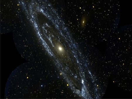 Andromeda Galaxy - space, cluster, night sky, stars, galaxy