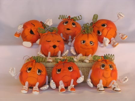 BABY PUMPKIN KIDS - craft, baby, pumpkins, ceramic