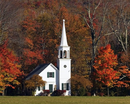 CHURCH - church, architecture, monuments, autumn