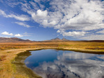 reflections of clouds