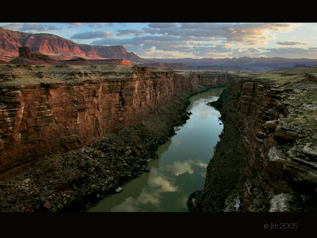 nature at work - canyons, water, nature, rock, mountains