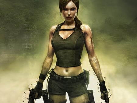 Tomb-Raider-Underworld - anime, guns, girl, tomb, raider, games, hero, sexy