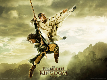 forbidden kingdom - jet li, drunken kung fu, monkey god, jackie chan