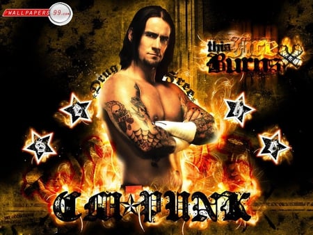 cm punk - wrestling, champion, cm punk, wwe