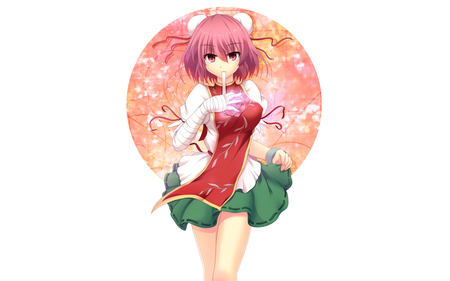 Ibara Kasen - ibara kasen, touhou, anime, original, chinese clothes, anime short hair, cute girl