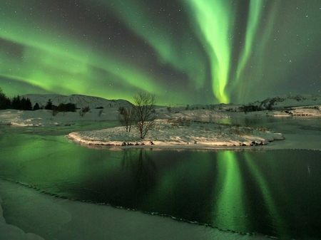 Iceland - lake, emerald, iceland, green