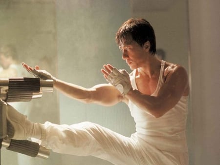 jackie chan - wooden dummy, flexible, martial artist, practise